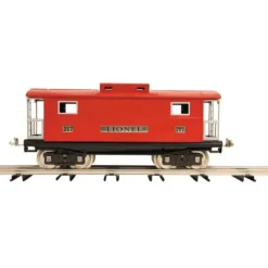 Trains*MTH 11-30014 Lionel Std. Gauge #217 Red with Nickel Trim Caboose - Model Train Junction: Quality Parts and Art Supplies