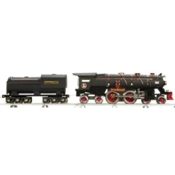 Trains*MTH 11-1007-0 Lionel Std. Gauge 400E Crackle Black/Brass Trim Steam & Tender - Model Train Junction: Quality Parts and Art Supplies