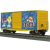 Trains*MTH 30-74575 M&Ms 40' High Cube Box Car - Model Train Junction: Quality Parts and Art Supplies