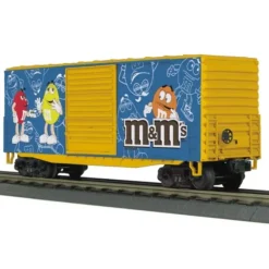Trains*MTH 30-74575 M&Ms 40' High Cube Box Car - Model Train Junction: Quality Parts and Art Supplies