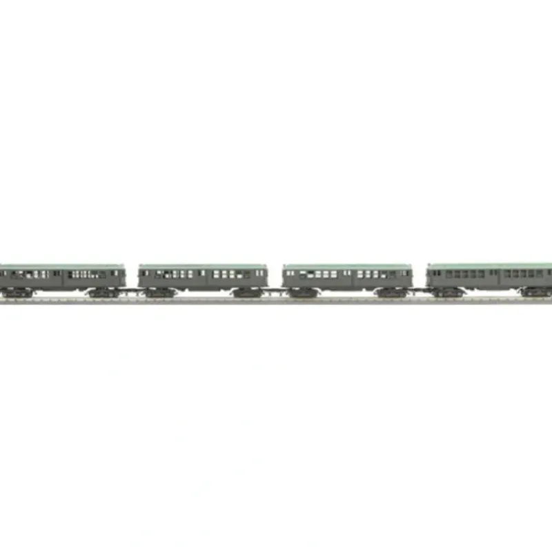 Trains*MTH 30-2756-1 Metropolitan T Green LO-V 4-Car Subway - Model Train Junction: Quality Parts and Art Supplies