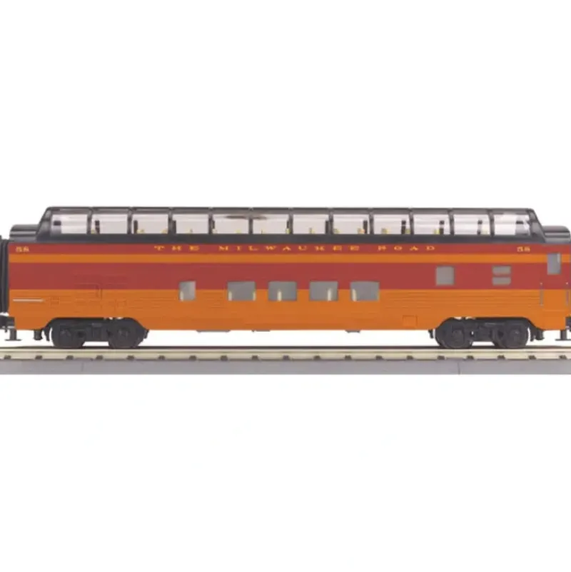 Trains*MTH 30-67405 Milwaukee Road 60 Streamlined Full-Length Vista Dome Car - Model Train Junction: Quality Parts and Art Supplies