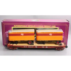 Trains*MTH 20-98697 Milwaukee Road Flat Car with 2 PUP Trailers #57010 - Model Train Junction: Quality Parts and Art Supplies