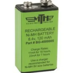 Trains*MTH 50-1008 Ni-MH 8.4 Volt 120 mAh Rechargeable Proto-Sound Battery - Model Train Junction: Quality Parts and Art Supplies