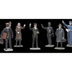 Trains*MTH 11-90041 No. 550 Railroad Figure Set with Box (Set of 6) - Model Train Junction: Quality Parts and Art Supplies