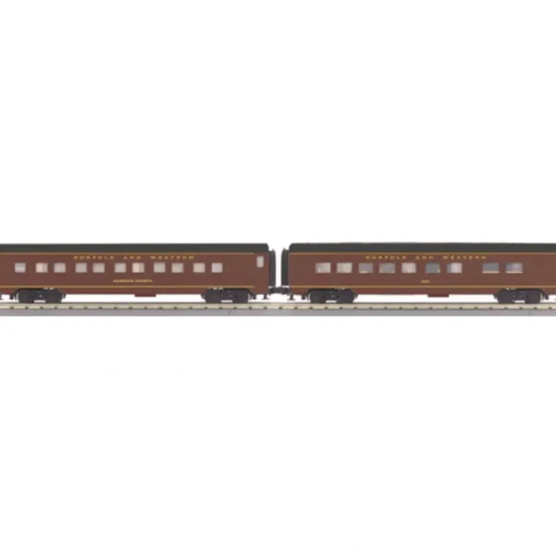 Trains*MTH 30-67419 Norfolk & Western 2-Car 60 Streamlined ABS Sleeper/Diner - Model Train Junction: Quality Parts and Art Supplies