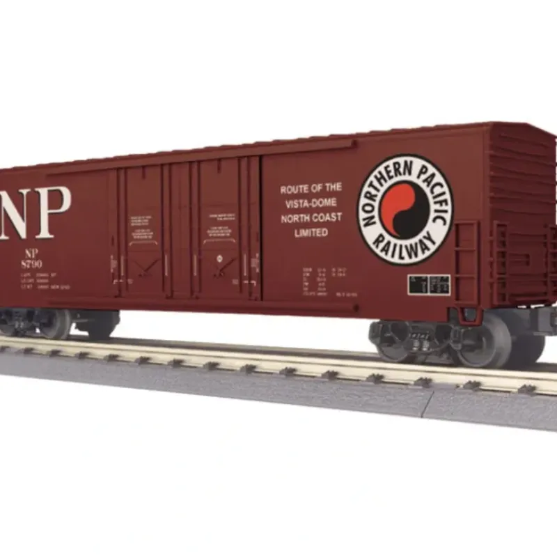 Trains*MTH 30-74525 NP 50' Double Door Plugged Boxcar - Model Train Junction: Quality Parts and Art Supplies