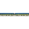 Trains*MTH 20-66130 O Alaska Streamlined 70 Sleeper/Diner Passenger Car Set (Set of 2) - Model Train Junction: Quality Parts and Art Supplies