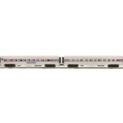 Trains*MTH 20-66151 O Amtrak Premier 70' Streamlined Sleeper/Diner Set (Set of 2) - Model Train Junction: Quality Parts and Art Supplies