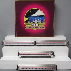 Trains*MTH 20-65142 O Amtrak Premier Amfleet Passenger Car Set (Set of 4) - Model Train Junction: Quality Parts and Art Supplies