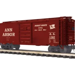 Trains*MTH 20-93397 O Ann Arbor 40 Box Car #1382 - Model Train Junction: Quality Parts and Art Supplies