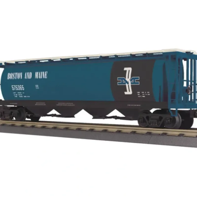 Trains*MTH 30-75365 O B&M 4-Bay Cylindrical Hopper - Model Train Junction: Quality Parts and Art Supplies