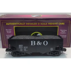 Trains*MTH 20-97269 O B&O 2-Bay Fish Belly Hopper Car w/Coal Load #321610 - Model Train Junction: Quality Parts and Art Supplies