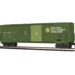 Trains*MTH 20-93484 O British Columbia Railway 50' Boxcar #800278 LN/Box - Model Train Junction: Quality Parts and Art Supplies