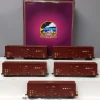 Trains*MTH 20-90411 O Burlington Northern Santa Fe 50' High Cube Box Car Set (Set of 6) - Model Train Junction: Quality Parts and Art Supplies