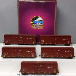 Trains*MTH 20-90411 O Burlington Northern Santa Fe 50' High Cube Box Car Set (Set of 6) - Model Train Junction: Quality Parts and Art Supplies