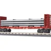 Trains*MTH 30-76589 O Canadian Pacific Bulkhead Flatcar w/ Pipe Load #305515 LN/Box - Model Train Junction: Quality Parts and Art Supplies