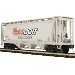 Trains*MTH 20-97684 O Coors Light 3-Bay Cylindrical Hopper Car #200935 - Model Train Junction: Quality Parts and Art Supplies