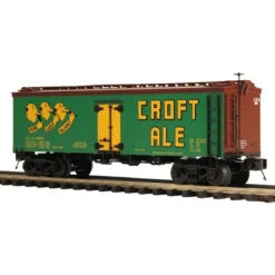 Trains*MTH 20-94332 O Croft Ale 36 Woodsided Reefer Car #3320 - Model Train Junction: Quality Parts and Art Supplies