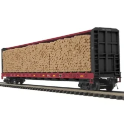 Trains*MTH 20-98848 O CSX Center Beam Flat Car w/ Log Load #600709 LN/Box - Model Train Junction: Quality Parts and Art Supplies