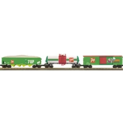 Trains*MTH 30-7050 O DPSU - 7UP RailKing Freight Car Set (Set of 3) - Model Train Junction: Quality Parts and Art Supplies