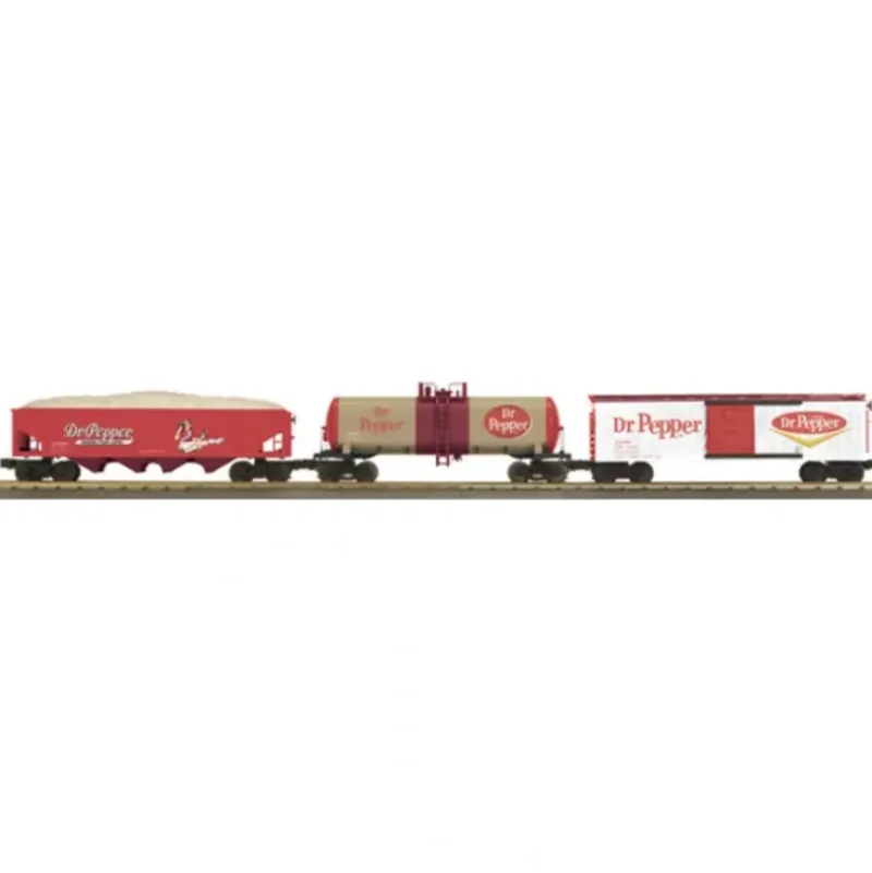 Trains*MTH 30-7049 O Dr Pepper RailKing Freight Car Set (Set of 3) - Model Train Junction: Quality Parts and Art Supplies