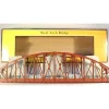 Trains*MTH 40-1031 O Gauge 30 Inch Rust Colored Steel Arch Bridge w/ Piers - Model Train Junction: Quality Parts and Art Supplies