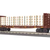 Trains*MTH 30-76342 O Gauge BNSF Bulkhead Flatcar #552242 w/Lumber Load - Model Train Junction: Quality Parts and Art Supplies