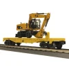 Trains*MTH 30-76331 O Gauge Catapillar Flatcar w/ M316D Wheel Excavator #2009 - Model Train Junction: Quality Parts and Art Supplies