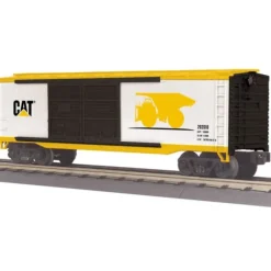 Trains*MTH 30-74610 O Gauge Caterpillar 40' Double Door Box Car #202010 - Model Train Junction: Quality Parts and Art Supplies