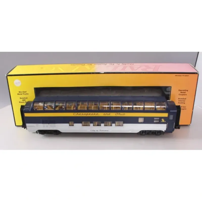 Trains*MTH 30-67007 O Gauge Chesapeake & Ohio Vista Dome Car # LN/Box - Model Train Junction: Quality Parts and Art Supplies