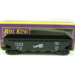Trains*MTH 20-7504 O Gauge Chicago Burlington & Quincy 4-Bay Hopper LN/Box - Model Train Junction: Quality Parts and Art Supplies