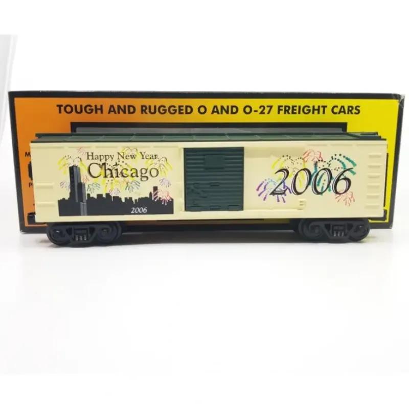 Trains*MTH 30-74258 O Gauge Chicago New Years 2006 Box Car - Model Train Junction: Quality Parts and Art Supplies