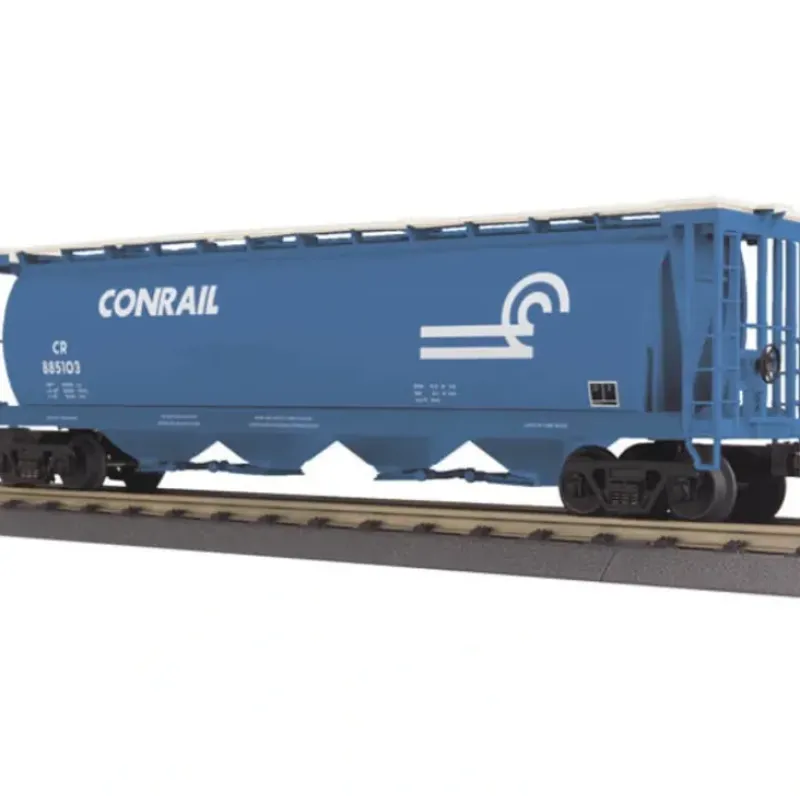Trains*MTH 30-75374 O Gauge Conrail 4-Bay Cylindrical Hopper - Model Train Junction: Quality Parts and Art Supplies