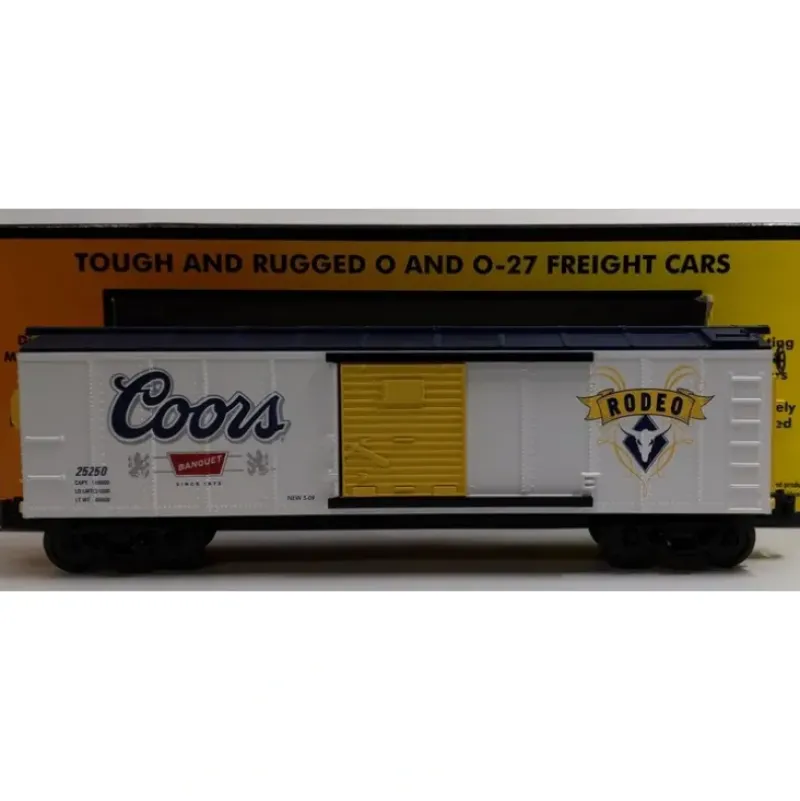 Trains*MTH 30-74507 O Gauge Coors Boxcar #25250 - Model Train Junction: Quality Parts and Art Supplies