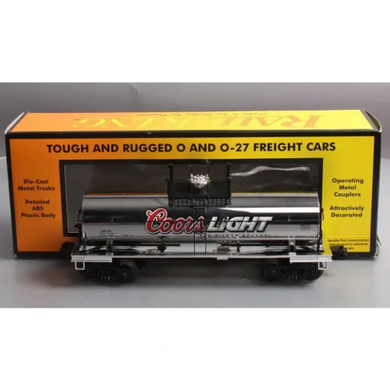 Trains*MTH 30-73223 O Gauge Coors Light Chrome Tank Car #200701 EX/Box - Model Train Junction: Quality Parts and Art Supplies