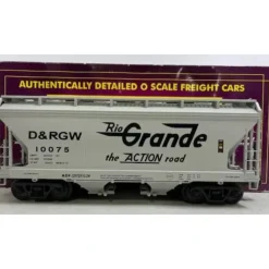 Trains*MTH 20-97729 O Gauge Denver & Rio Grande Western 2-Bay Centerflow Hopper #10075 - Model Train Junction: Quality Parts and Art Supplies