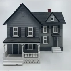 Trains*MTH 30-90054 O Gauge Farm House #6 - Gray w/Dark Gray Shutters - Model Train Junction: Quality Parts and Art Supplies