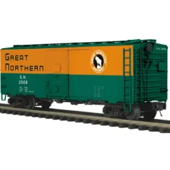 Trains*MTH 2093552 O Gauge Great Northern 40' AAR Boxcar #2508 LN/Box - Model Train Junction: Quality Parts and Art Supplies