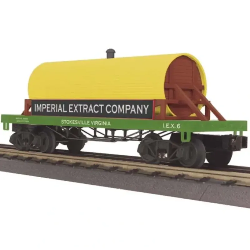 Trains*MTH 30-73316 O Gauge Imperial Extract Co. 19th Century Wooden Tank Car #6 - Model Train Junction: Quality Parts and Art Supplies