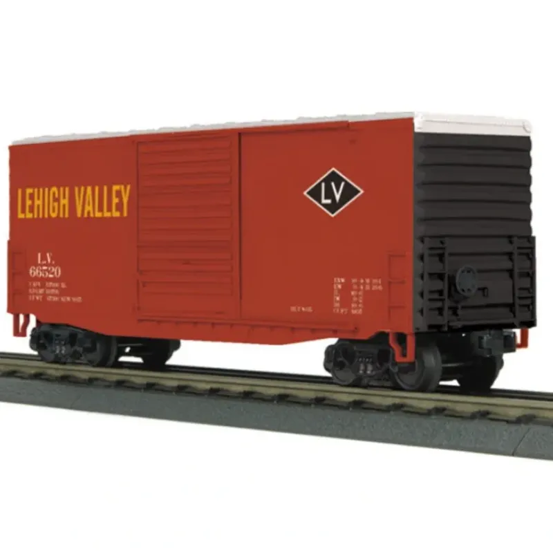 Trains*MTH 30-74517 O Gauge Lehigh Valley 40' High Cube Box Car #66520 - Model Train Junction: Quality Parts and Art Supplies