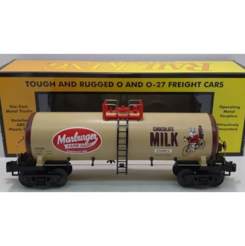 Trains*MTH 30-73335 O Gauge Marburger Dairy Chocolate Milk Modern Tank Car #19380 - Model Train Junction: Quality Parts and Art Supplies