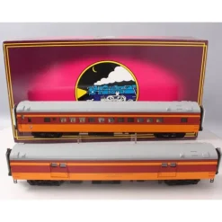 Trains*MTH 20-69173 O Gauge Milwaukee Road 70' Streamlined 2-Car Passenger Set - Model Train Junction: Quality Parts and Art Supplies