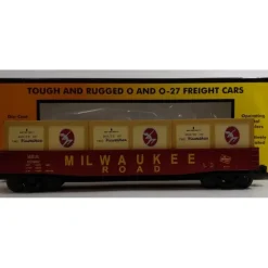 Trains*MTH 30-72042 O Gauge Milwaukee Road Gondola Car #92492 w/Crates - Model Train Junction: Quality Parts and Art Supplies