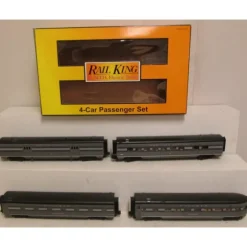 Trains*MTH 30-67344 O Gauge New York Central 60' Streamlined 4-Car Passenger Set - Model Train Junction: Quality Parts and Art Supplies