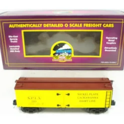 Trains*MTH 20-94328 O Gauge Nickel Plate Lackawanna 36" Woodsided Refrigerator Car #310 - Model Train Junction: Quality Parts and Art Supplies