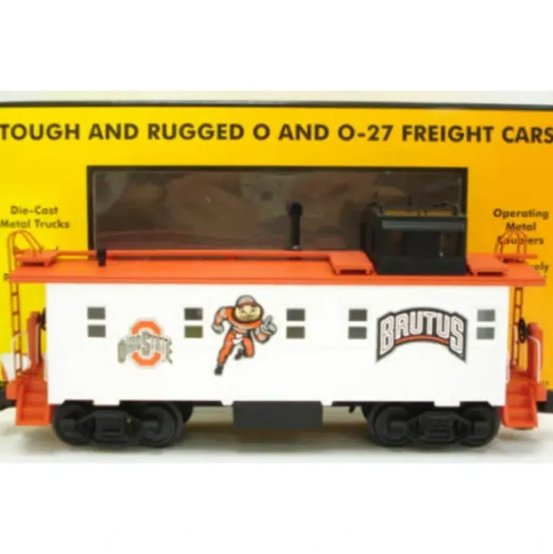 Trains*MTH 30-77133 O Gauge Ohio State RailKing Offset Steel Caboose Car - Model Train Junction: Quality Parts and Art Supplies