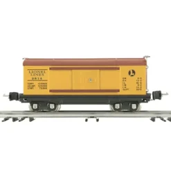 Trains*MTH 11-70026 O Gauge Orange/Brown Box Car #2814 - Model Train Junction: Quality Parts and Art Supplies