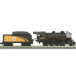 Trains*MTH 33-1026-1 O Gauge Pittsburgh Steelers 2-8-0 Steam Locomotive & Tender w PS2 - Model Train Junction: Quality Parts and Art Supplies