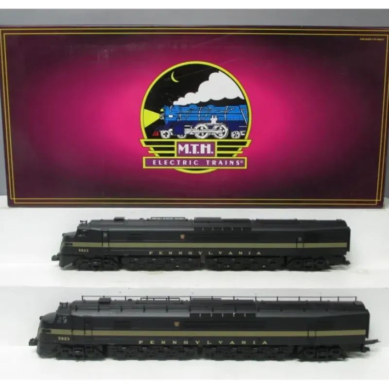 Trains*MTH 20-2200-1 O Gauge PRR Centipede AA Diesel Engine Set w/PS1 #5823 EX/Box - Model Train Junction: Quality Parts and Art Supplies